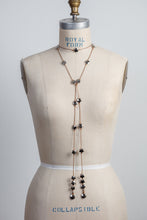 Lucky Flower Double Necklace Magenta