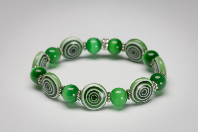 Murano Green Bracelet