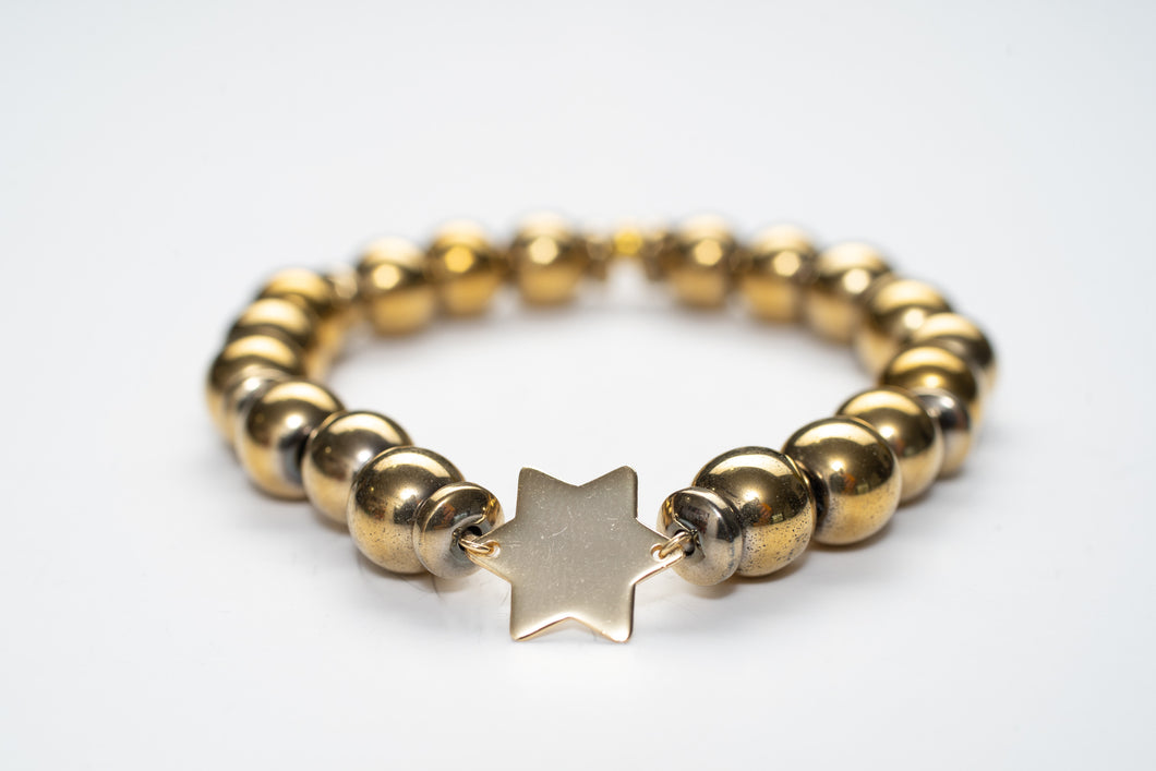 Hematite Silver ⭐️ Star Bracelet